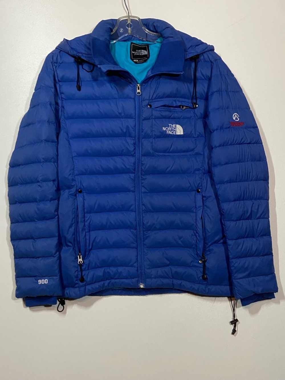 The North Face Summit Series 900 Vibrant Blue Puffer Jacket